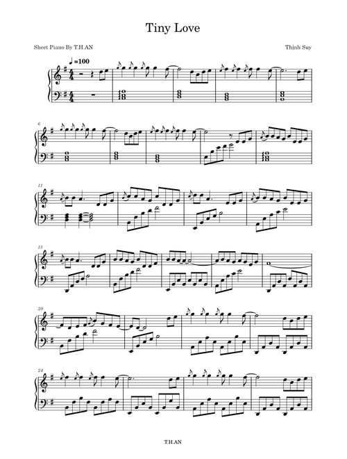 Tiny Love-Thịnh Suy