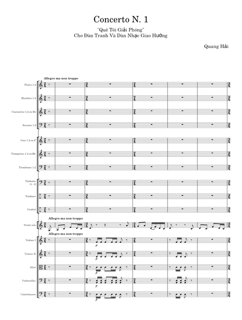 CONCERTO N. 1 - Quang Hải
