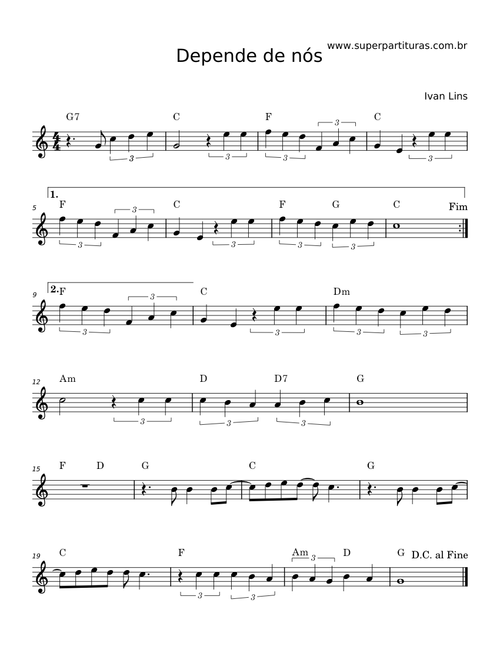 Depende de Nós - Ivan Lins