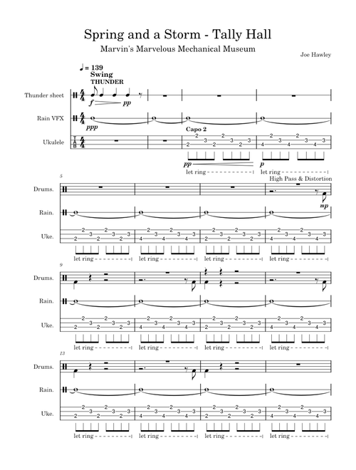 Spring and a Storm - Tally Hall