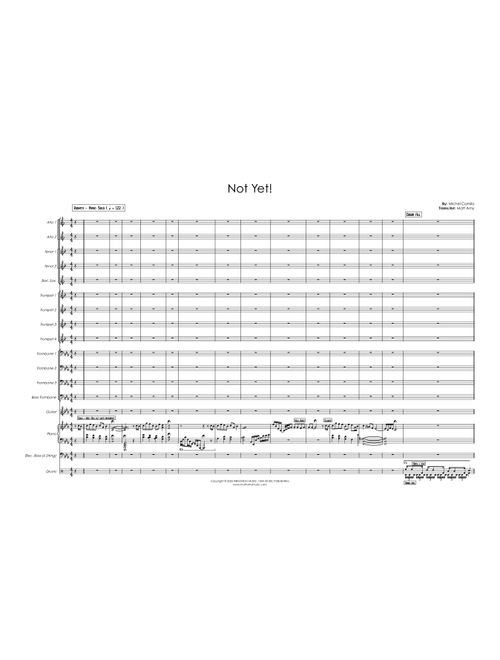 Not Yet (Arr. Matt Amy) - Michel Camilo (Jazz Ensemble)