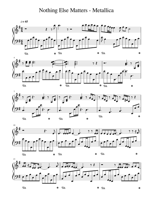 Nothing Else Matters - Metallica