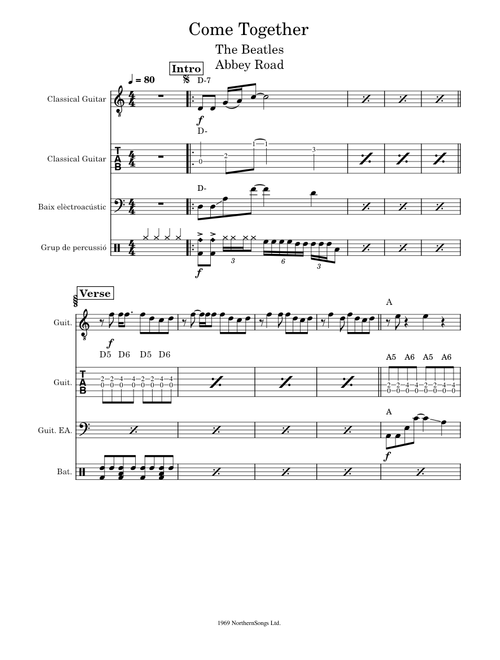 Come together – The Beatles