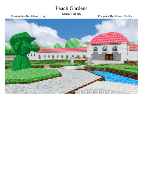 Peach Gardens - Mario Kart DS