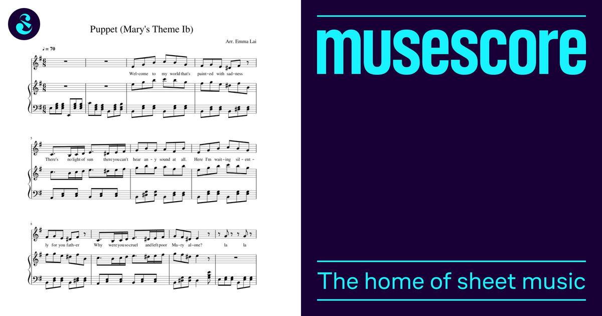 Puppet (Mary's Theme Ib) Sheet music for Piano, Vocals (PianoVoice