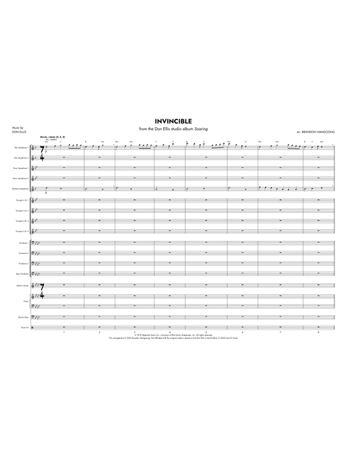 Don Ellis - Invincible (Big Band Arrangement)
