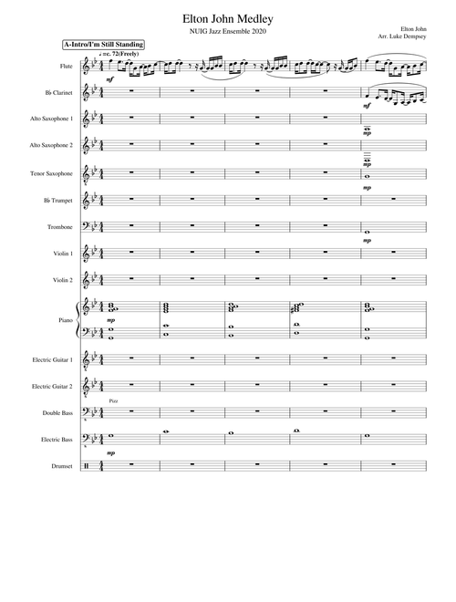 Elton John Medley - NUIG Jazz Ensemble 2020