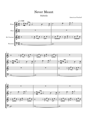 American Football - Never Meant Sheet Music for Piano, Vocals ...