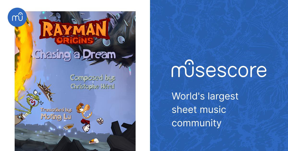 Chasing a Dream – Rayman Origins Sheet Music for Vocals, Snare drum ...