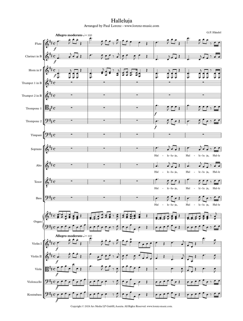 Halleluja Chorus aus der Messias (Deutsche Fassung) (Arr. Paul Lorenz) - Artyfile (Full Orchestra)