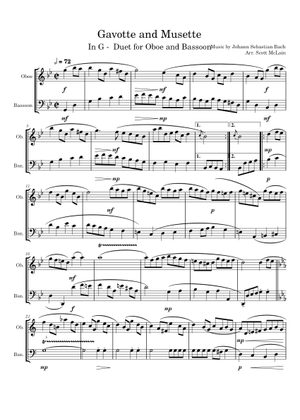 Gavotte and Musette (From English Suite No.3 in G minor, BWV 808 ...