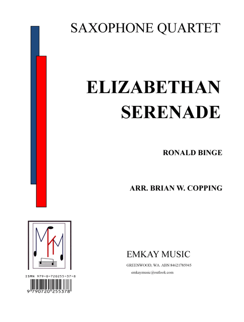 Elizabethan Serenade (Arr. BRIAN W. COPPING) - Ronald Binge (Woodwind Ensemble)