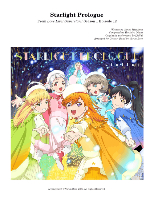"Starlight Prologue" - Liella! | Concert Band Arrangement