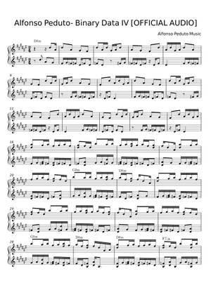 Binary Data IV – Alfonso Peduto Sheet Music for Piano (Mixed Trio ...