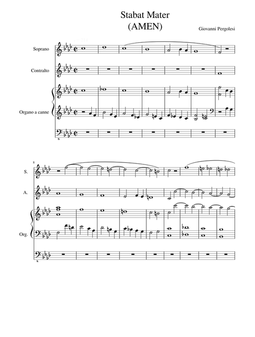 Giovanni Pergolesi Stabat Mater AMEN