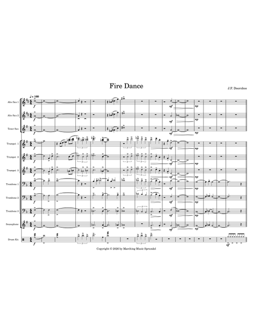 Fire Dance (Arr. John Doornbos) - Allen Vizzutti;Jeff Tyzik (Jazz Ensemble)