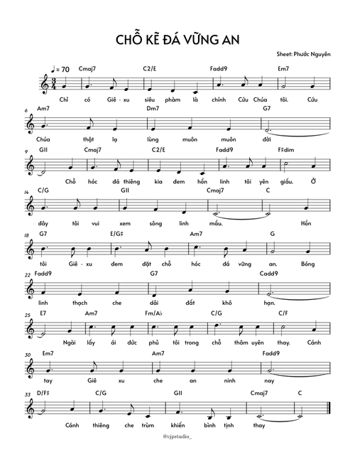 CHỖ KẼ ĐÁ VỮNG AN – sheet