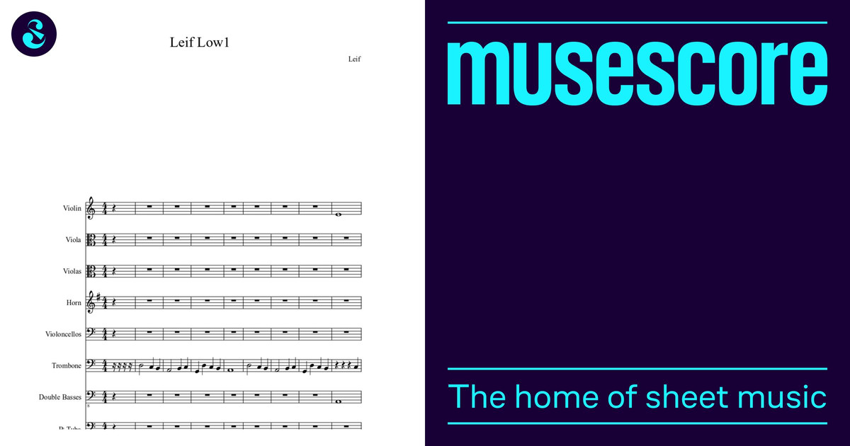 Comp1 Music COMP1 Sheet music for Trombone, Tuba, Timpani, Violin & more ...
