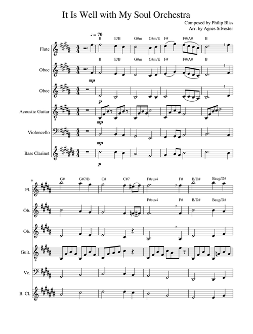 It is Well with My Soul (Horatio Spafford & Philip Bliss, 1876)
