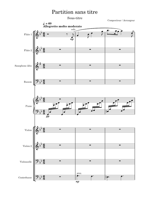 Sicilienne Fauré Piano audition