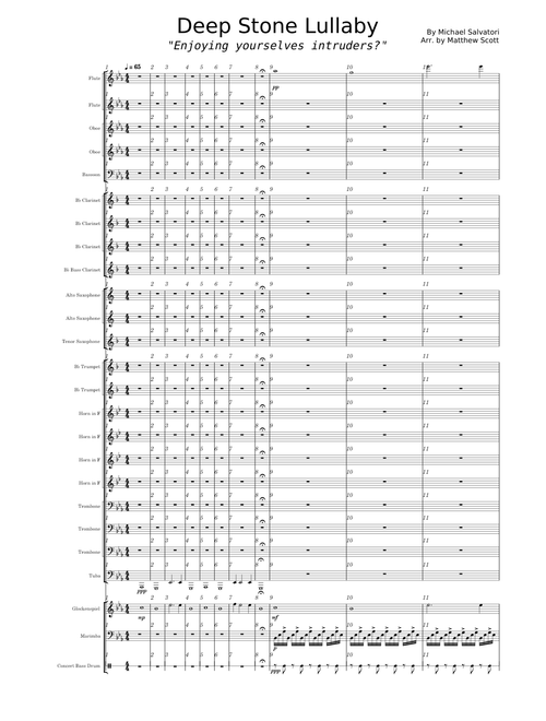 Deep Stone Lullaby Concert Band Arr.