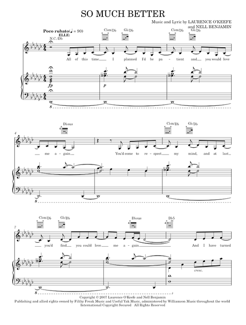 So Much Better - Legally Blonde The Musical (Piano Vocal)