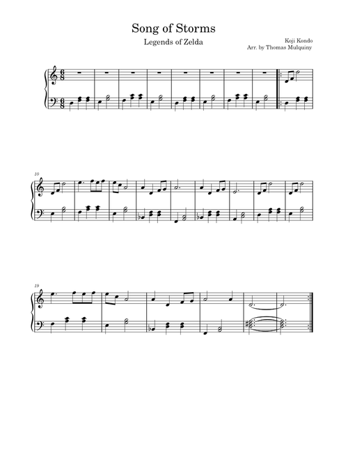 Song of Storms (Legends of Zelda)