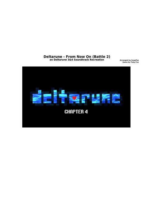 From Now On - Toby Fox | Deltarune Chapter 3&4