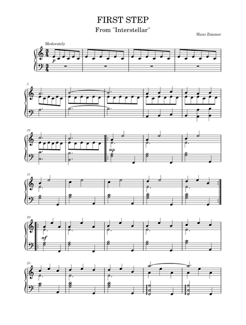 First step (Insterstellar) – Hans Zimmer