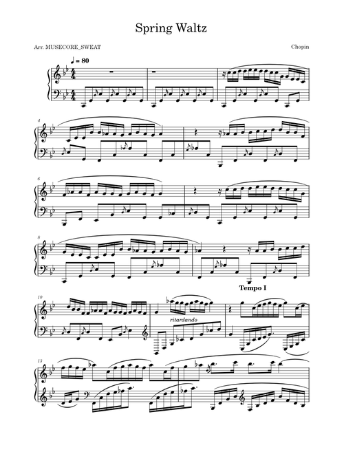 Spring Waltz – Chopin