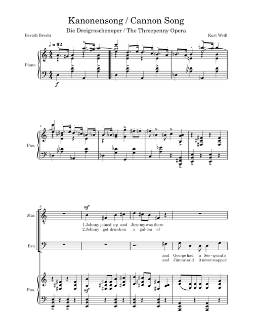 Cannon Song