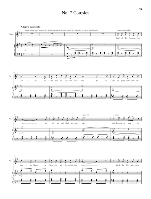 Die Fledermaus – No. 14. Couplet "Spiel' ich die Unschuld vom Lande"