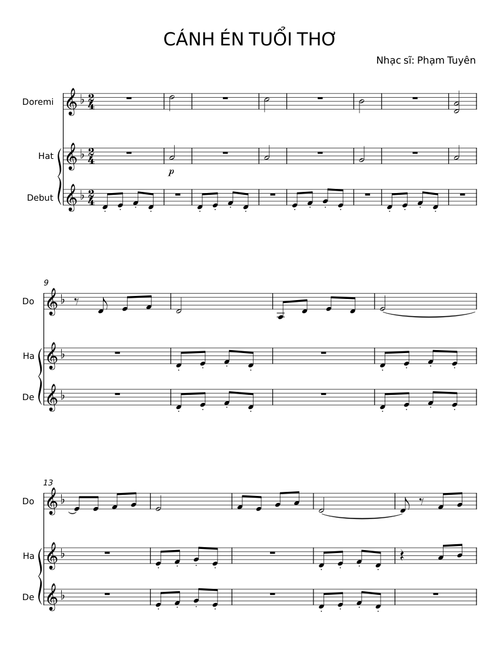 CÁNH ÉN TUỔI THƠ - Phạm Tuyên
