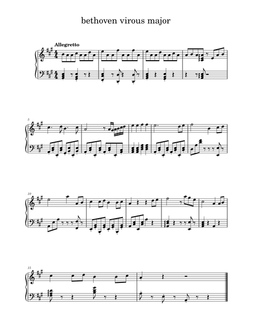 bethoven virous major