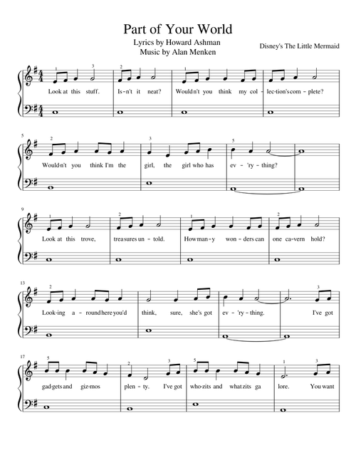 Part of your world - Howard Ashman