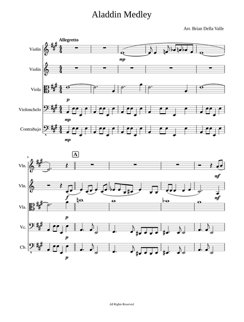 Aladdin Medley