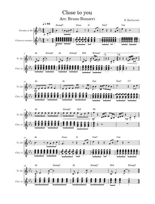 Close to You – Burt Bacharach