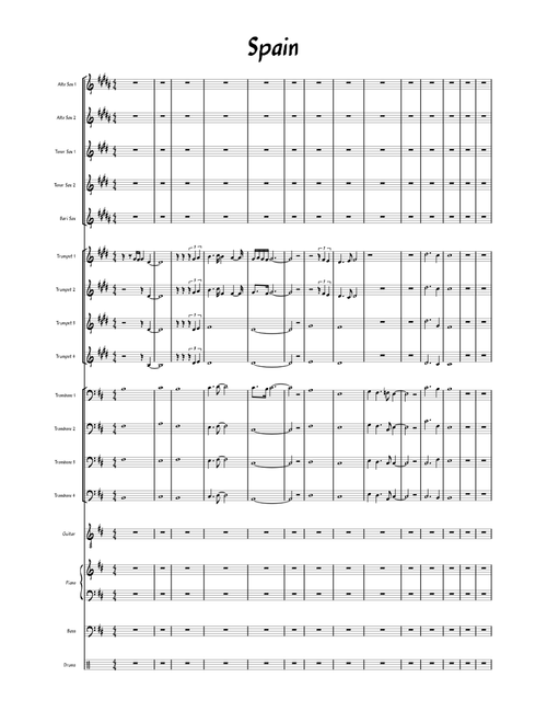 Spain Horn Score