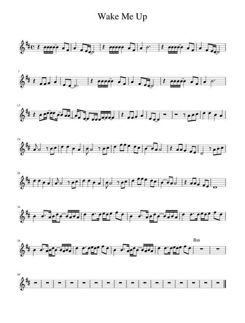 Wake Me Up For Violin And Mandoline