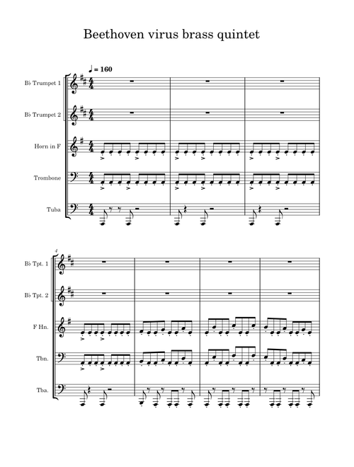Beethoven Virus – BanYa Beethoven virus brass quintet