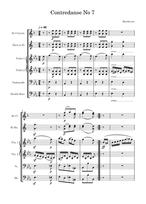 12 Contredanses, WoO 14 – Ludwig van Beethoven Contradance No. 6, WoO ...