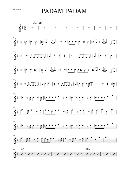 Padam Padam – Kylie Minogue (ALTO SAX RMX)
