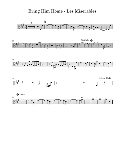 Bring Him Home - Les Miserables