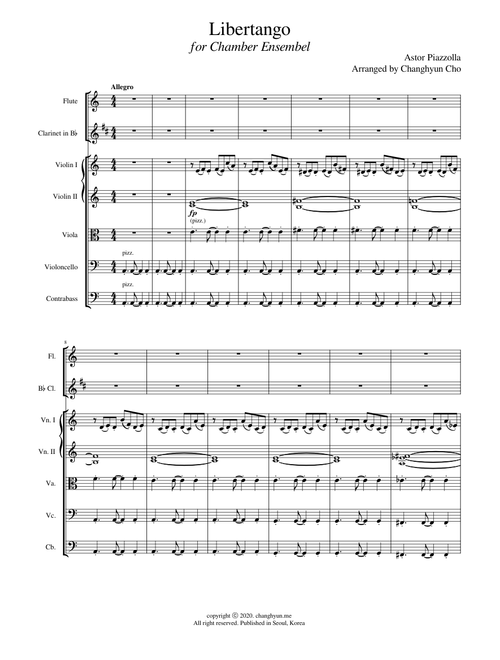 Libertango for Chamber Ensemble