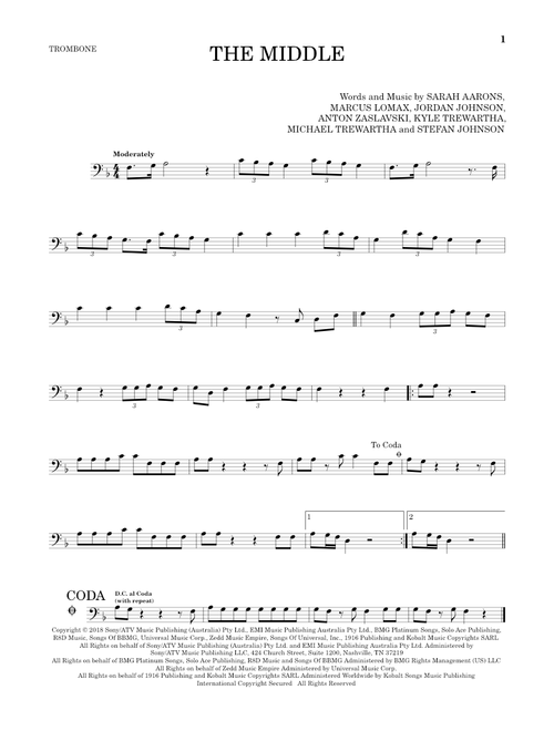 The Middle - Zedd Maren Morris & Grey (Trombone Solo)