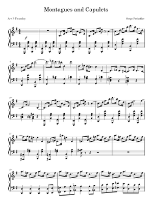 Romeo and Juliet, Op. 75, No. 6 (Montagues and Capulets) – Sergei ...