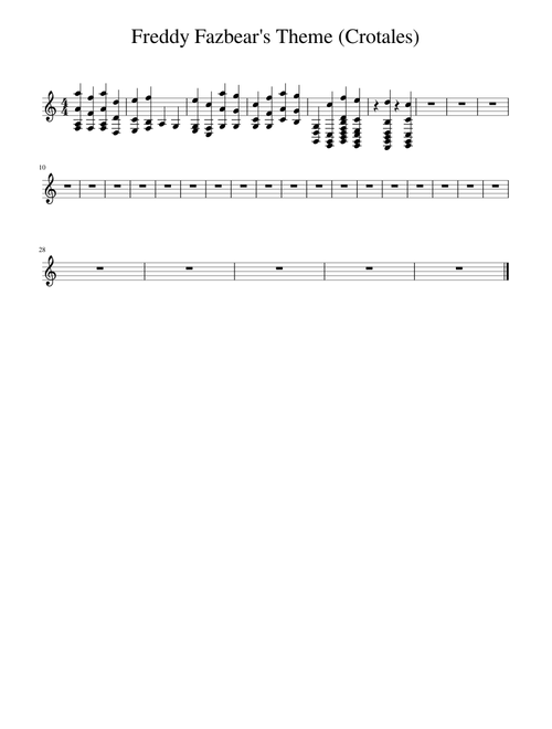 Freddy Fazbear's Theme (Five Nights At Freddy's)