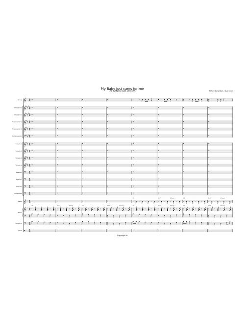 My baby just cares for me – Walter Donaldson My Baby just cares for me.musicxml