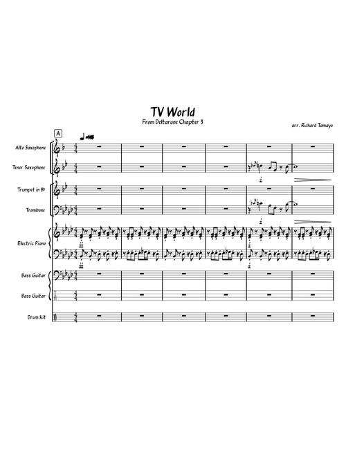TV World-Deltarune Chapter 3 (By Toby Fox) Arrangment