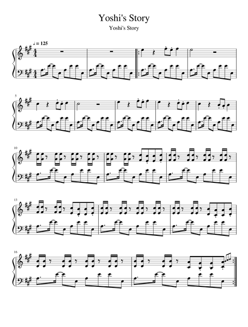 Yoshi's Story - Yoshi's Story